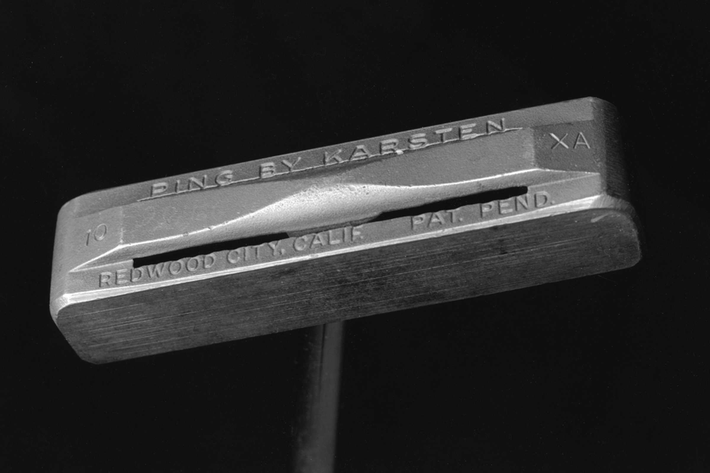 sole view of 1-A putter