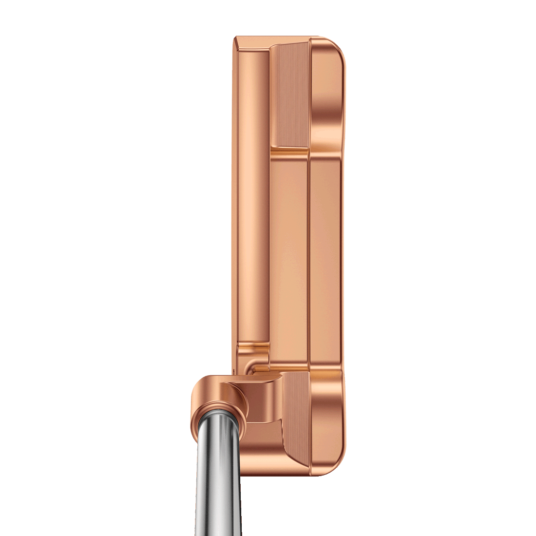 address view of PLD Limited Anser Patent 55 putter in copper with natural finish