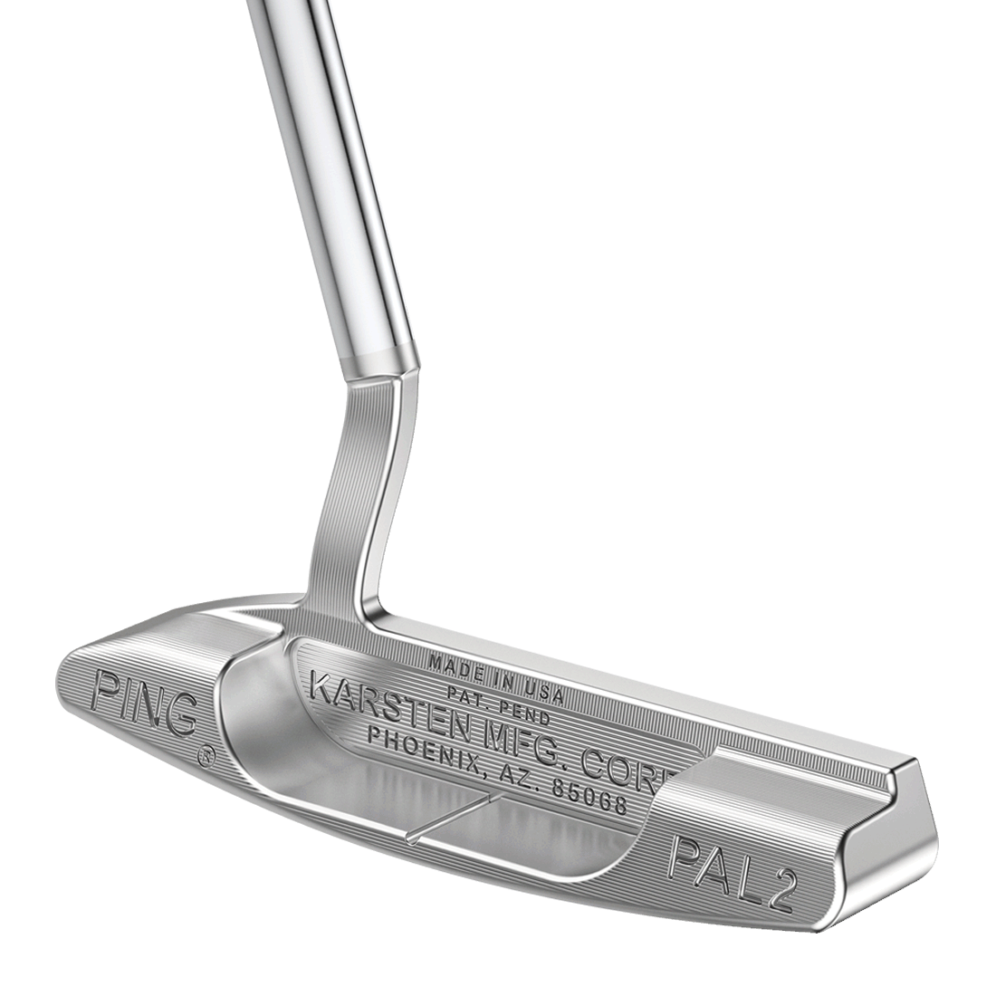 cavity view of PLD Limited Pal 2 putter in stainless steel