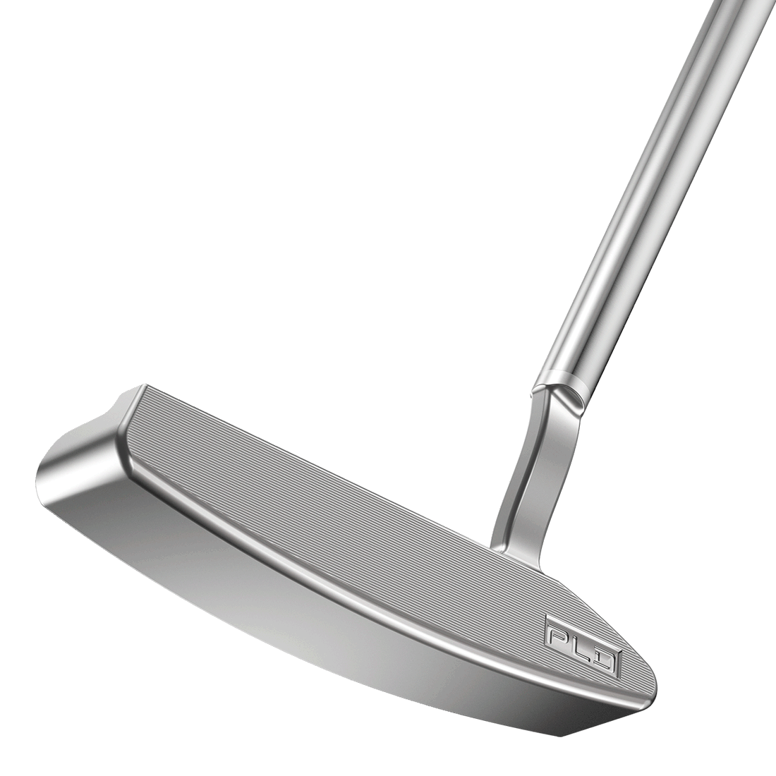 face view of PLD Limited Pal 2 putter in stainless steel