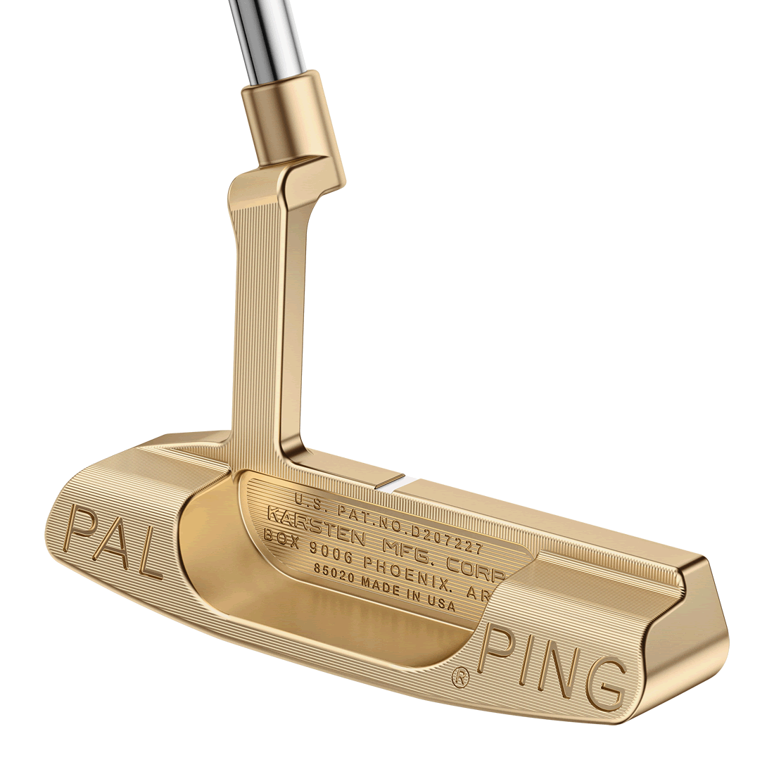 cavity view of PLD Limited Pal putter in bronze